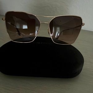 Tom Ford Sye gold gradient sunglasses